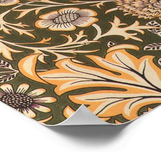William-Morris-Tapete Poster (Ecke)