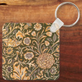 William-Morris-Tapete Schlüsselanhänger (Rückseite)
