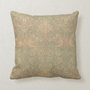 William Morris Taube und Rosenmuster Kissen