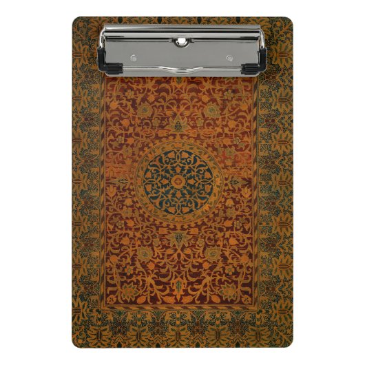 William Morris Teppich Teppichboden Mini Klemmbrett (Vorderseite)