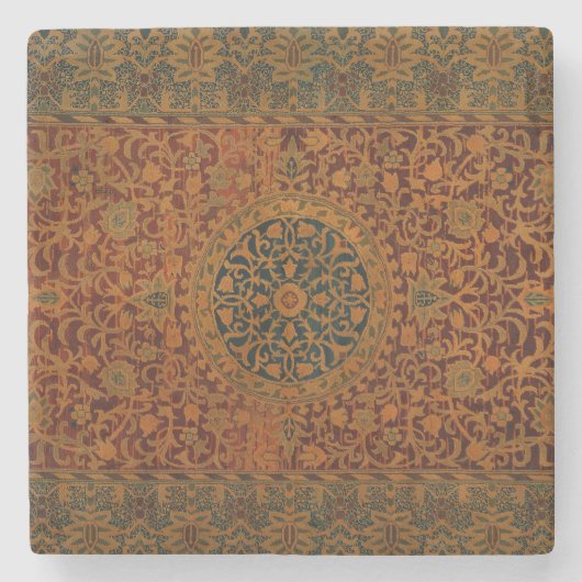 William Morris Teppich Teppichboden Steinuntersetzer (Vorderseite)