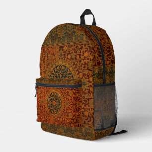 William Morris Teppich-Teppichboden-Teppich Bedruckter Rucksack