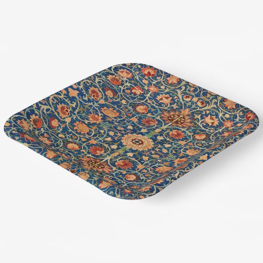 William Morris Teppichdesign Pappteller (Gewinkelt)