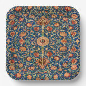 William Morris Teppichdesign Pappteller (Vorderseite)
