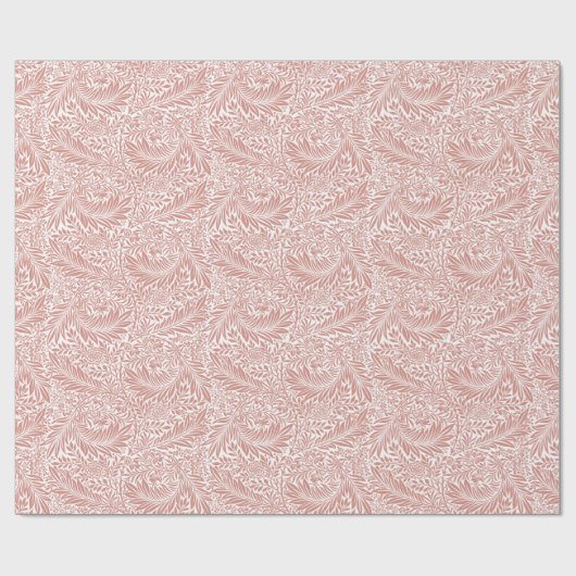 William Morris Terracotta Larkspur Pattern Geschenkpapier (Flach)