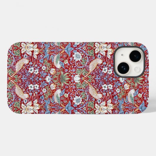 William Morris Textile Strawberry Diief Case-Mate iPhone Hülle (Rückseite (Horizontal))