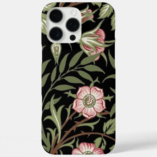 William Morris Textilmuster Wilde Rosen Case-Mate iPhone Hülle (Rückseite)