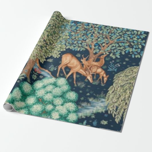 William Morris The Brook Geschenkpapier (Ungerollt)