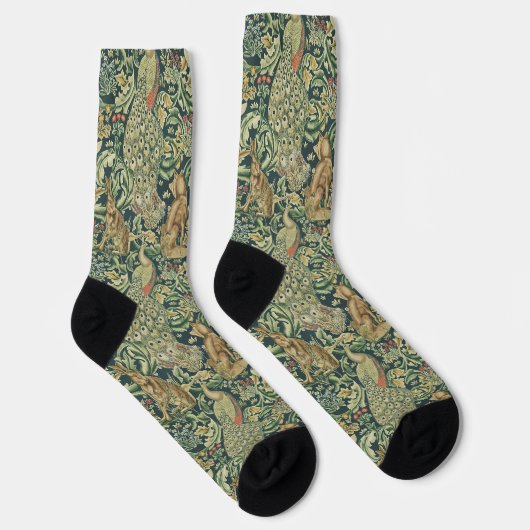William Morris "The Forest" Wildlife Socken (Rechts)