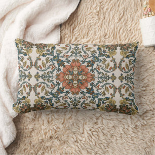 William Morris The Peacock Vintage Art Nouveau Lendenkissen