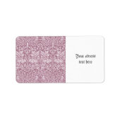 William Morris, The Strawberry dieb, überarbeitet, Adressaufkleber (Vorne)