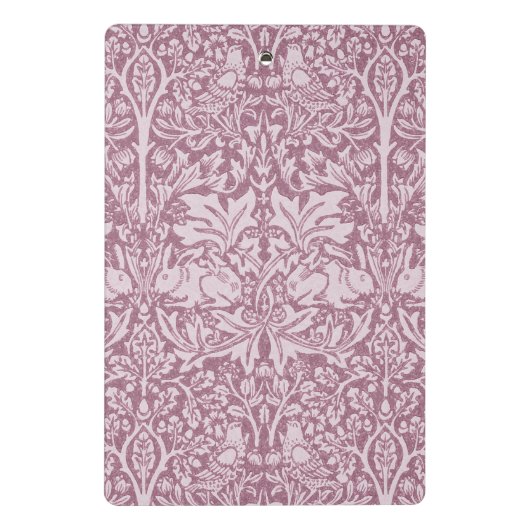 William Morris, The Strawberry dieb, überarbeitet, Mini Klemmbrett (Rückseite)