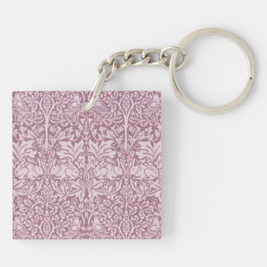 William Morris, The Strawberry dieb, überarbeitet, Schlüsselanhänger (Rückseite)