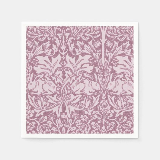 William Morris, The Strawberry dieb, überarbeitet, Serviette (Vorderseite)