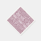 William Morris, The Strawberry dieb, überarbeitet, Serviette (Ecke)