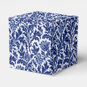 William Morris Thistle Damask, Cobalt Blue & White Geschenkschachtel (Rückseite)