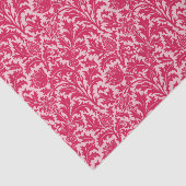 William Morris Thistle Damask, Fuchsia Pink Seidenpapier (Ausschnitt)