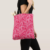 William Morris Thistle Damask, Fuchsia Pink Tasche (Von Nahem)