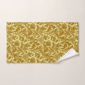William Morris Thistle Damask, Mustard Gold Badhandtuch Set (Handtuch)