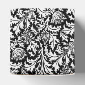 William Morris Thistle Damask, Schwarz und Weiß Geschenkschachtel (Oben)