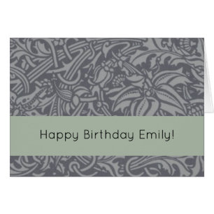 William Morris Thistle Floral Wallpaper Blume Art