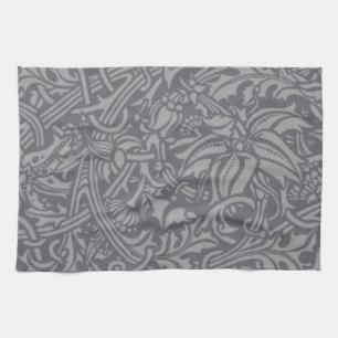 William Morris Thistle Floral Wallpaper Blume Art Geschirrtuch