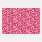 William Morris Thistle, Orange, Türkis, Rosa Geschenkpapier Set (Vorderseite 3)