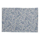 William Morris Thistle Sage Blue Pattern Kissenbezug (Rückseite)