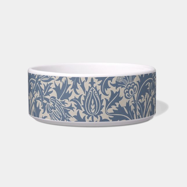 William Morris Thistle Sage Blue Pattern Napf (Vorderseite)