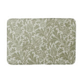 William Morris Thistle Sage Green Pattern Badematte (Vorderseite)