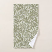 William Morris Thistle Sage Green Pattern Badhandtuch Set (Handtuch)