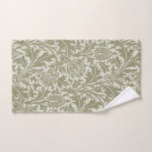 William Morris Thistle Sage Green Pattern Badhandtuch Set (Handtuch)