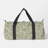 William Morris Thistle Sage Green Pattern Duffle Bag (Vorderseite)