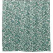 William Morris Thistle Sage Green Pattern Duschvorhang (Vorderseite)