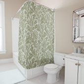 William Morris Thistle Sage Green Pattern Duschvorhang (Beispiel)