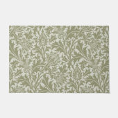 William Morris Thistle Sage Green Pattern Fußmatte (Vorderseite)