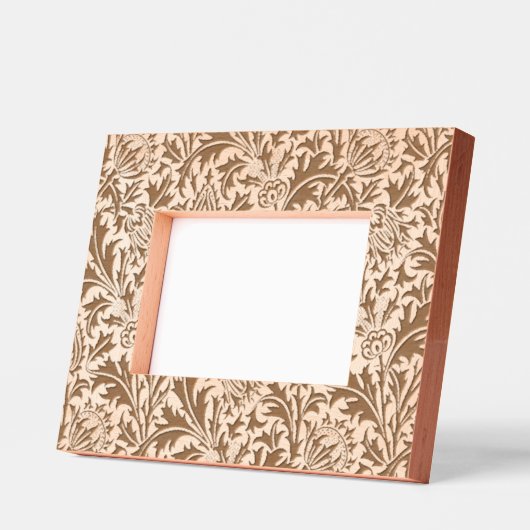 William Morris Thistle Sage Green Pattern Geätzte Rahmen (Links)