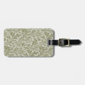 William Morris Thistle Sage Green Pattern Gepäckanhänger (Vorderseite horizontal)