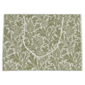 William Morris Thistle Sage Green Pattern Große Geschenktüte (Vorderseite)