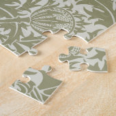 William Morris Thistle Sage Green Pattern Puzzle (Seite)