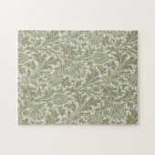 William Morris Thistle Sage Green Pattern Puzzle (Horizontal)