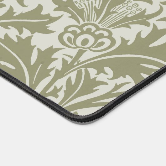William Morris Thistle Sage Green Pattern Schreibtischunterlage (Ecke)