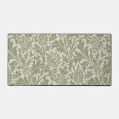 William Morris Thistle Sage Green Pattern Schreibtischunterlage (Vorderseite)