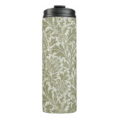 William Morris Thistle Sage Green Pattern Thermosbecher (Vorderseite)