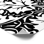 William Morris Traube Muster Wallpaper Poster (Ecke)