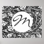 William Morris Traube Muster Wallpaper Poster (Vorne)