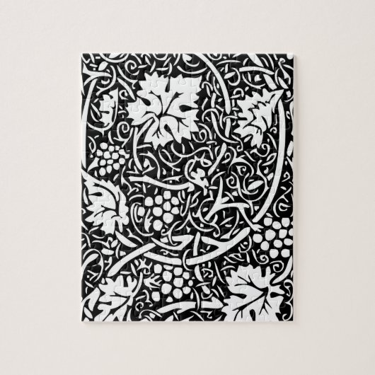 William Morris Traube Muster Wallpaper Puzzle (Vertikal)