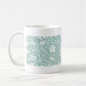 William Morris Traubenmuster Aquamarin Türkis Kaffeetasse (Links)