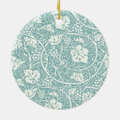 William Morris Traubenmuster Aquamarin Türkis Keramikornament (Hinten)