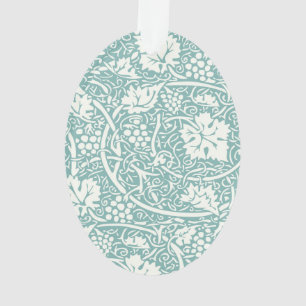 William Morris Traubenmuster Aquamarin Türkis Ornament